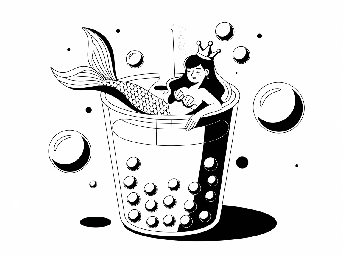 Dive Into This Mermaid Boba Delight