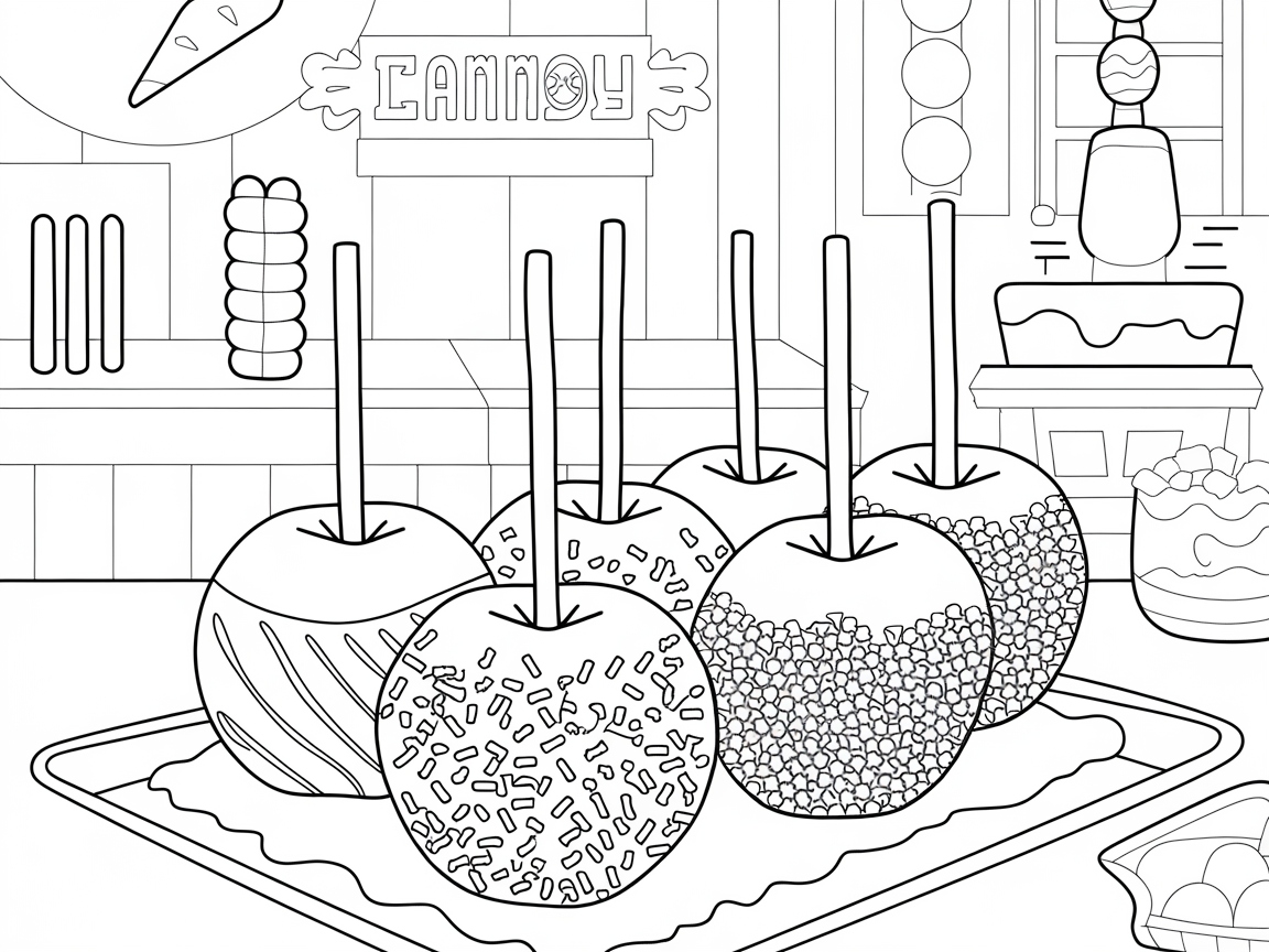 Tempting Candy Apple Array