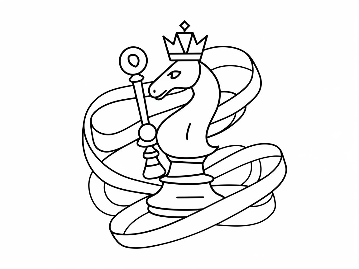 Unleash Your Creativity on This Knight Chess Piece Design