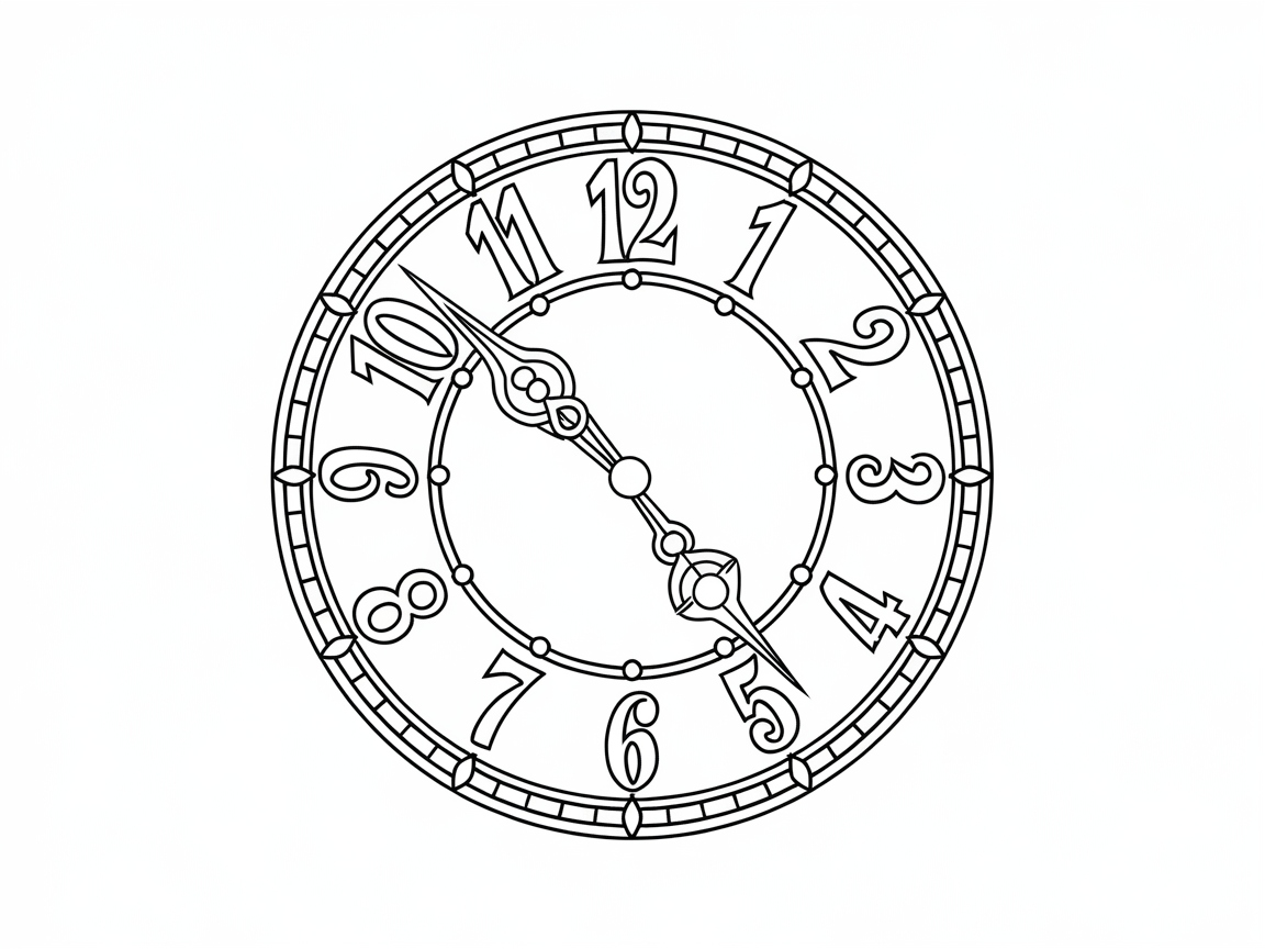 Embrace the Timeless Elegance of This Clock Face