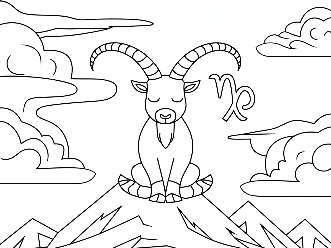 Conquer the Peaks with Meditative Capricorn