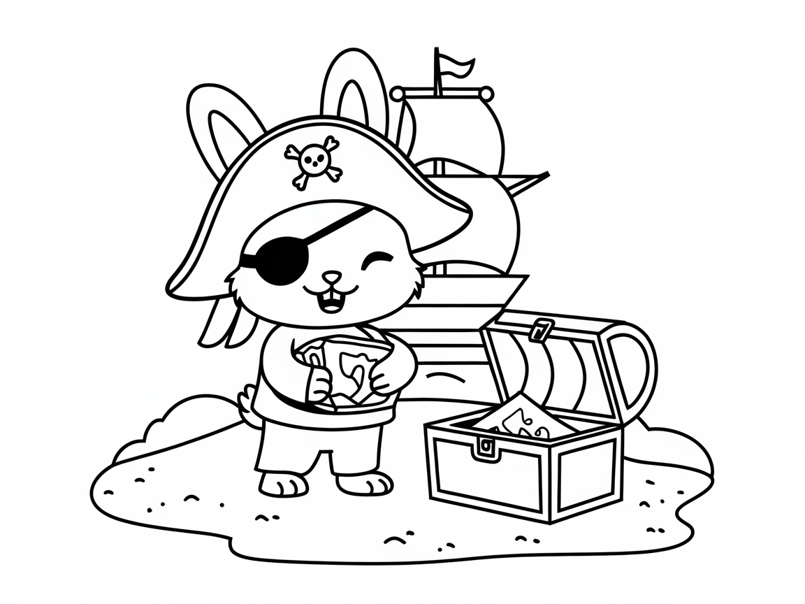 Sail the High Seas with This Pirate Bunny Adventure