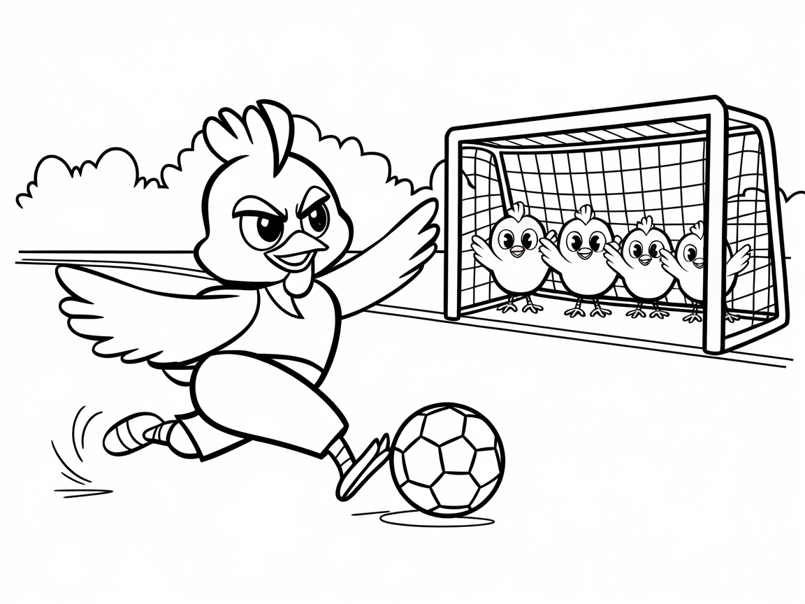 Soccer Match with Energetic Chicks