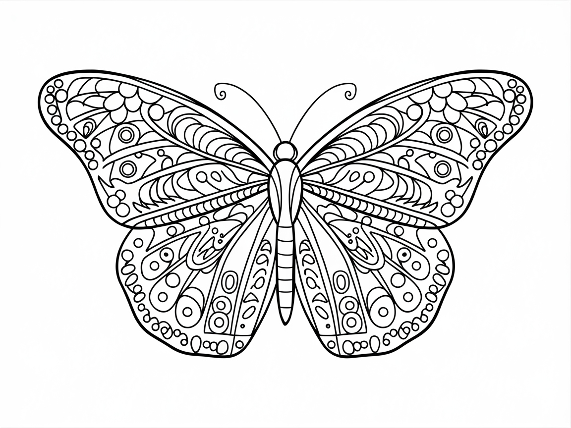 Dive Into This Intricate Butterfly Pattern