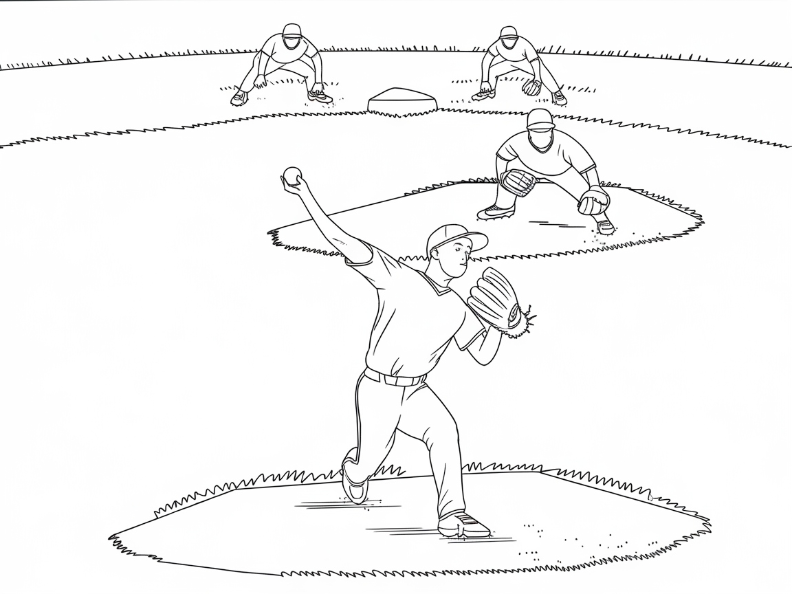 Pitch Perfect: Capture the Energy of This Baseball Scene