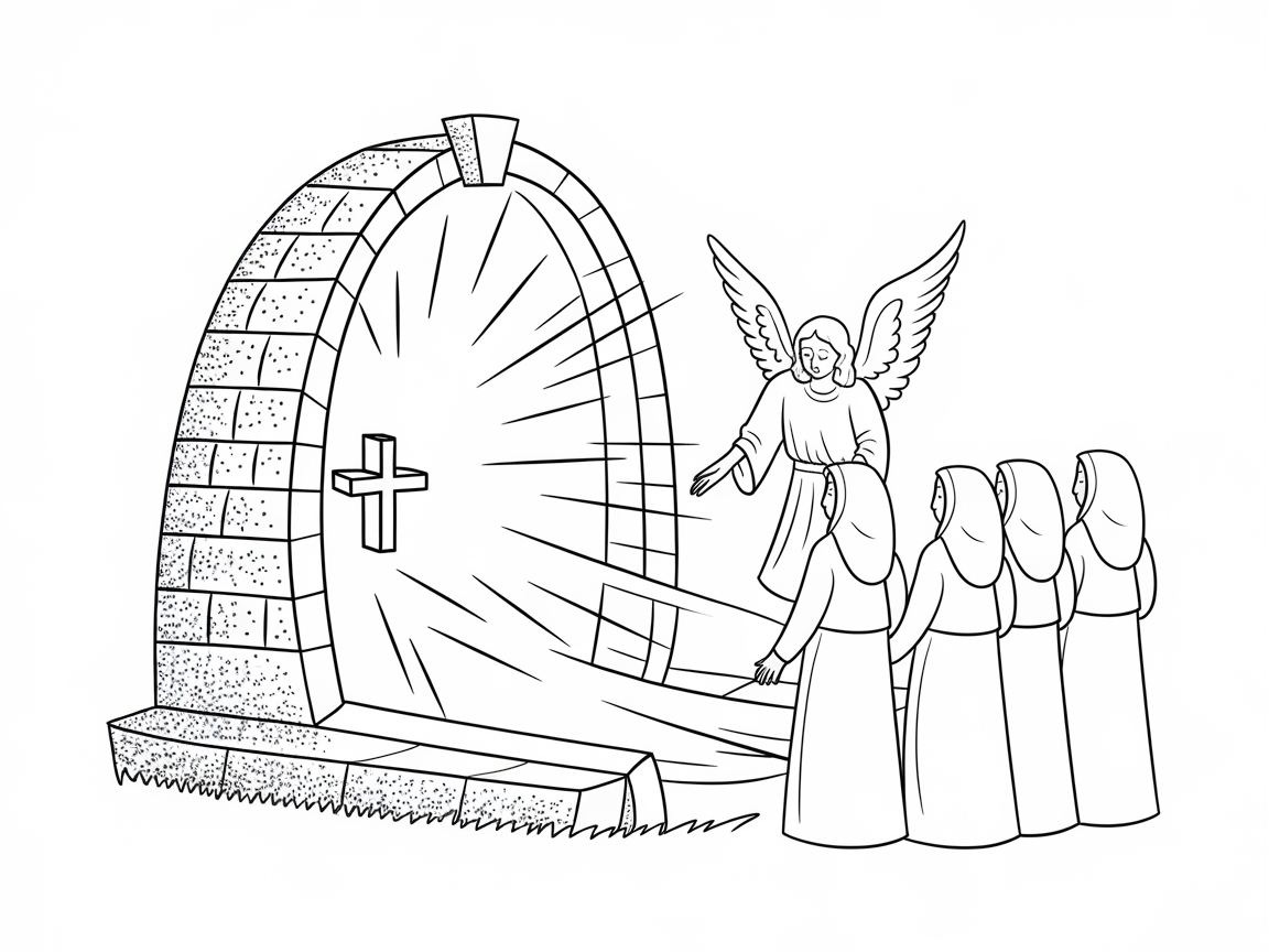 Witness the Resurrection with This Angelic Greeting