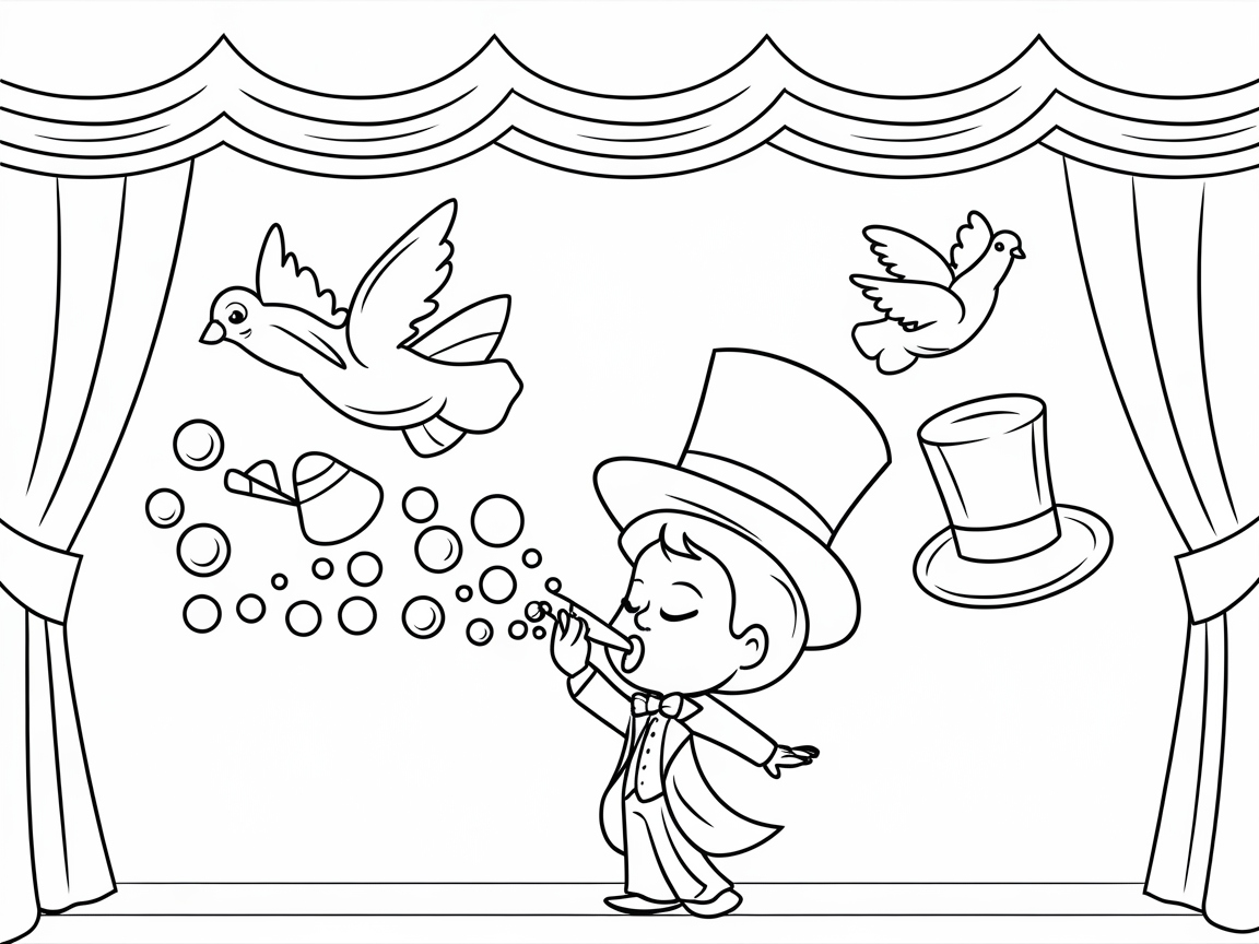 Abracadabra! Enter a Magical Bubble-Stage Show