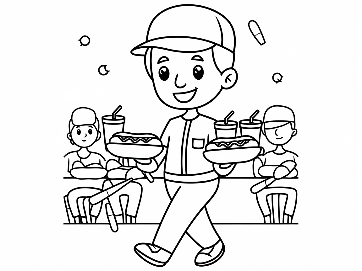 Enjoy the Ballpark Snacks with This Fun Concession Stand Scene