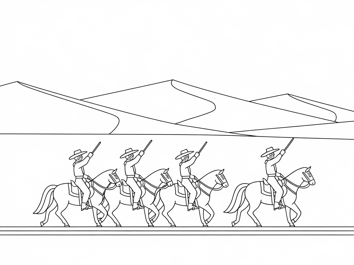 Ride with History in This Cavalry March Scene