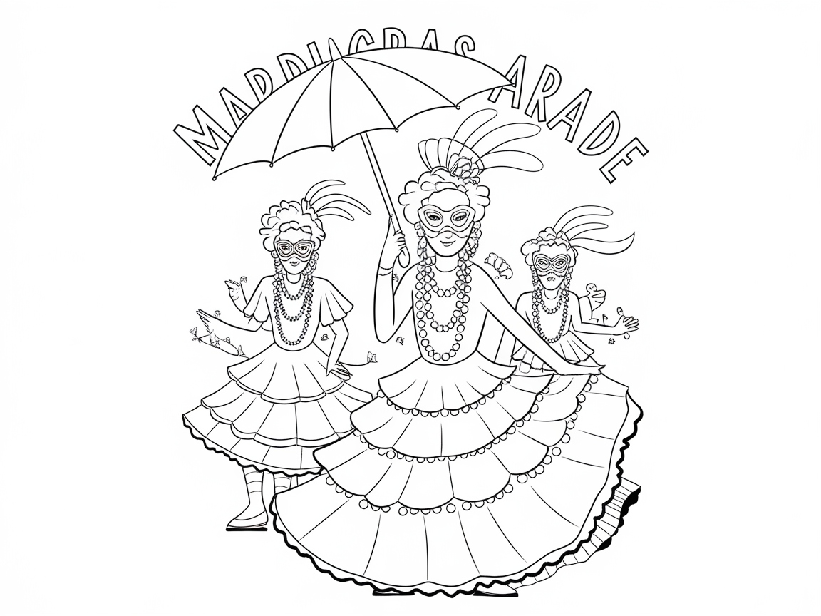 Join the Festivities with This Mardi Gras Parade Scene