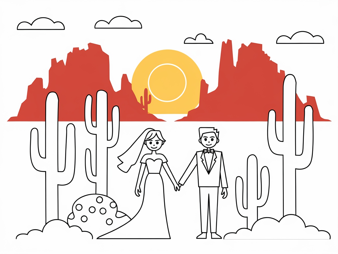 Romantic Desert Wedding Escape