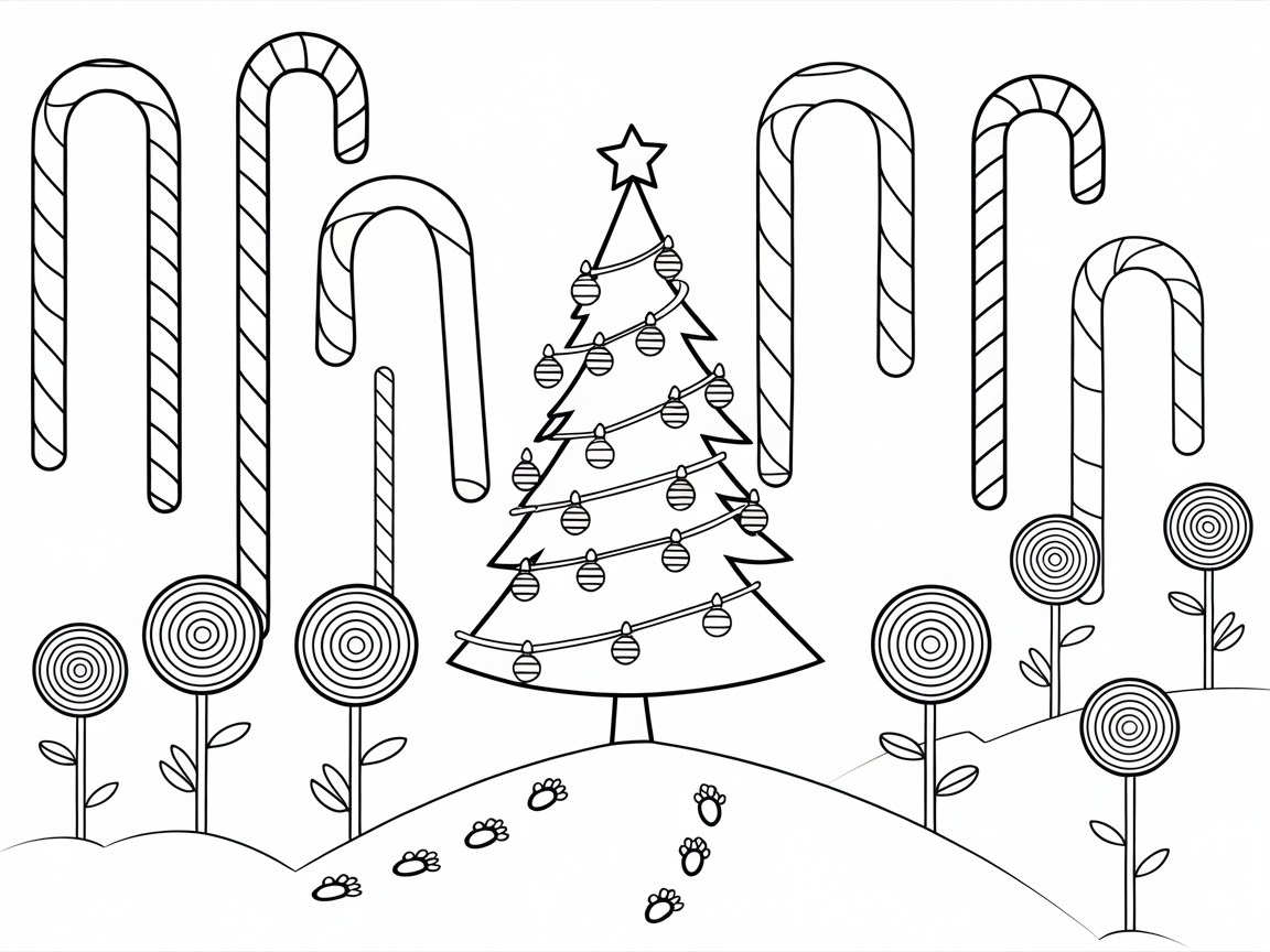 Candy Wonderland Christmas Tree