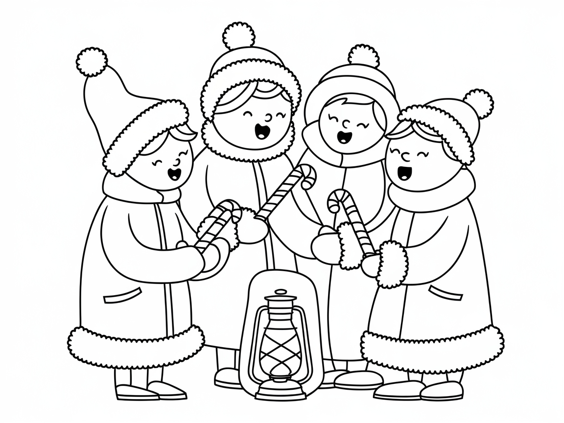 Cozy Lantern Carols with Candy Canes