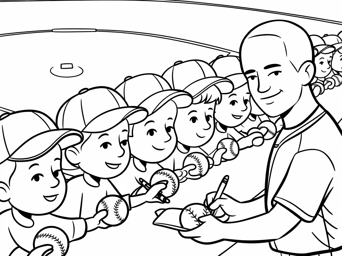 Capture the Excitement of Meeting a Baseball Hero
