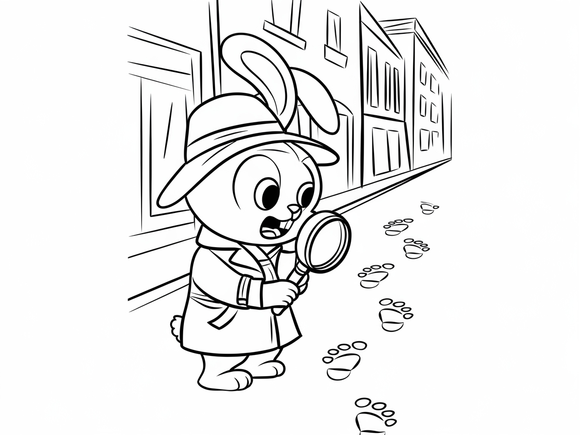Uncover Clues with This Detective Bunny Exploration