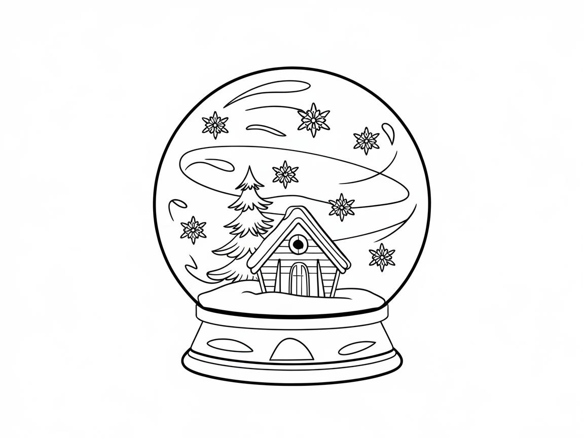 Capture the Magic with This Snow Globe Scene