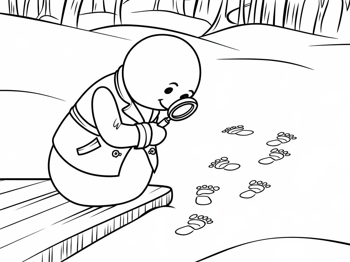 Uncover Mysteries with This Snowman Detective Adventure