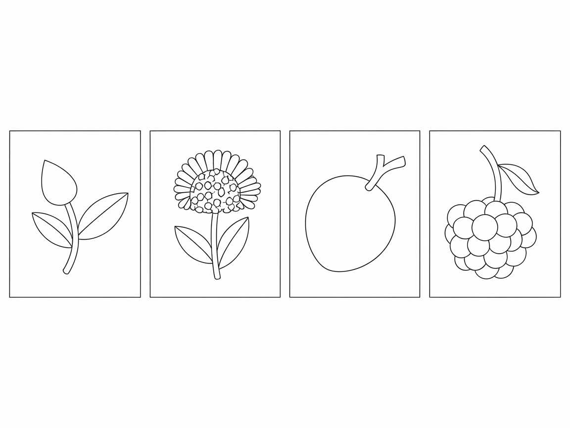 Simple Nature Motifs: Create with Leaves and Berries