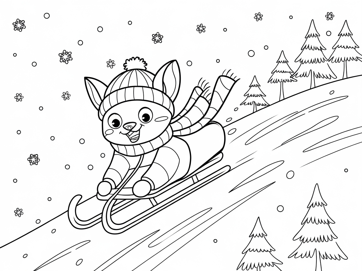 Slide into Winter Fun with This Sledding Bat