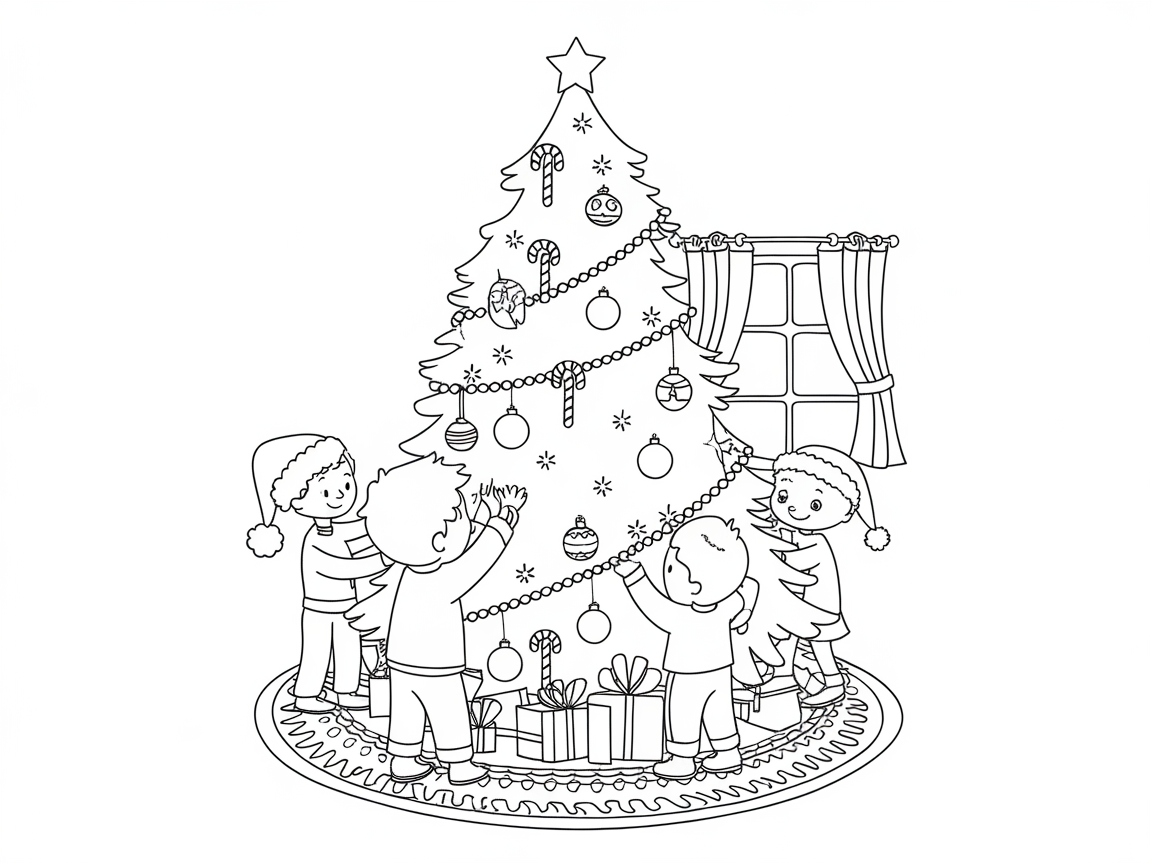 Decorating the Tree with Candy Cane Magic