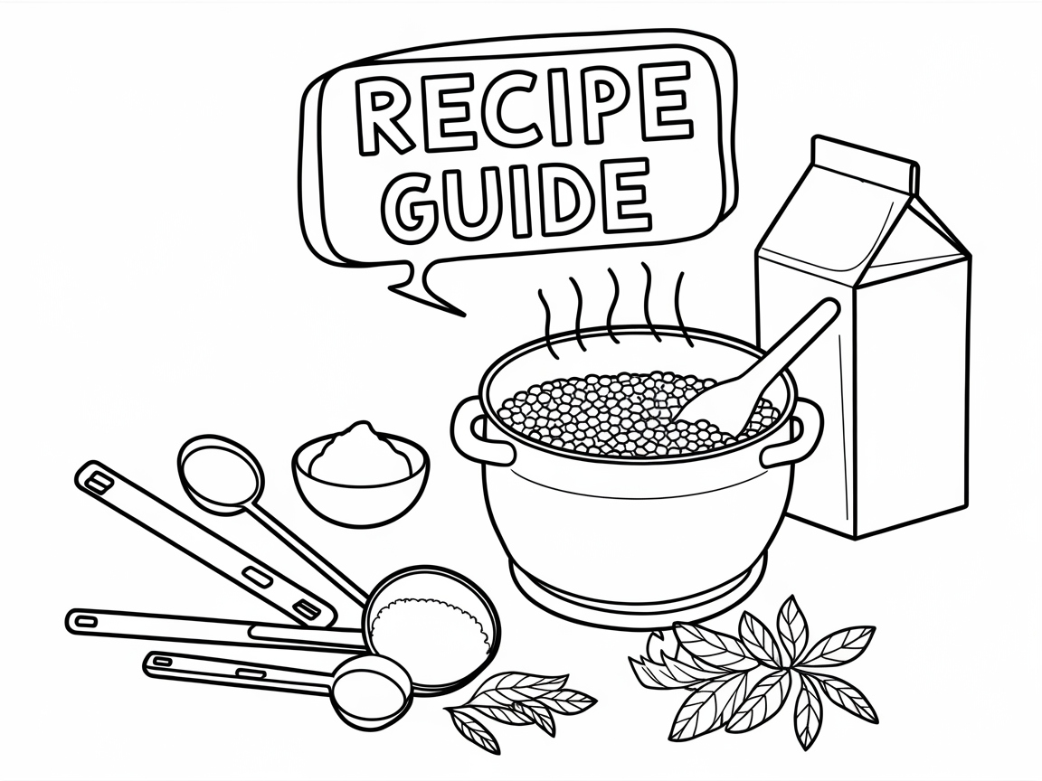 Craft Your Own Boba Recipe Coloring Page