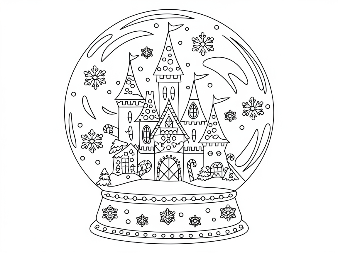 Envision a Winter Fantasy with This Snow Globe Castle