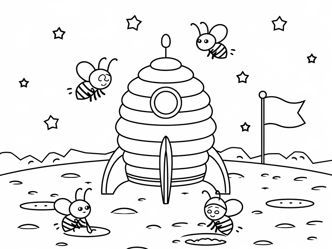 Space-Exploring Bees in a Galactic Hive