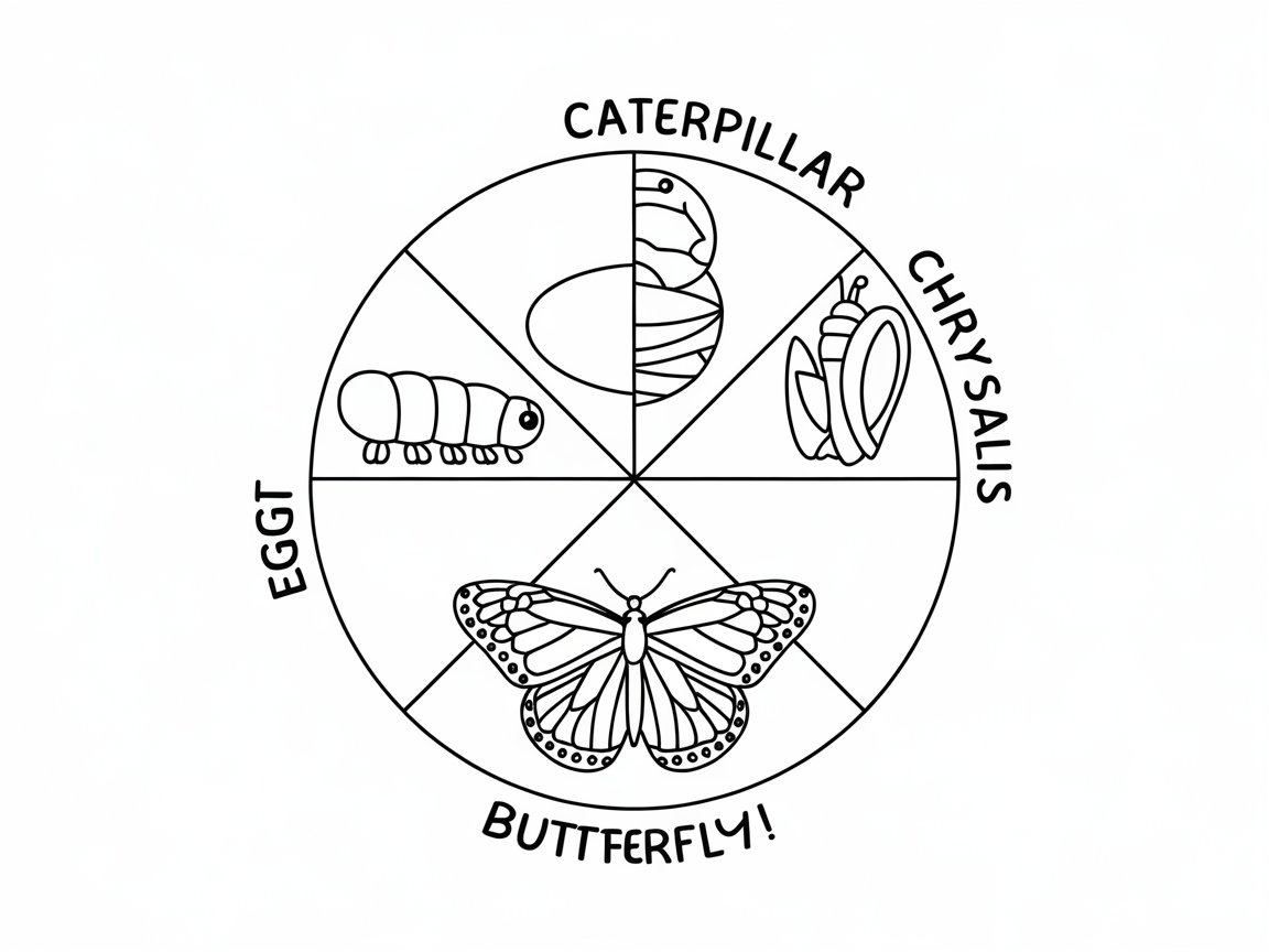 Journey Through the Life Stages of a Butterfly
