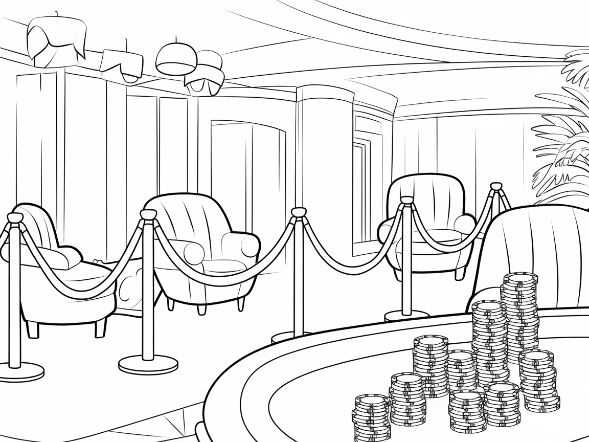 Lavish Casino Lounge Scene