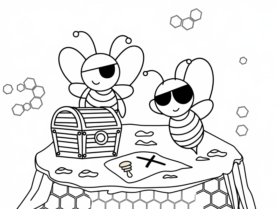 Set Sail with These Pirate Bees on a Treasure Hunt