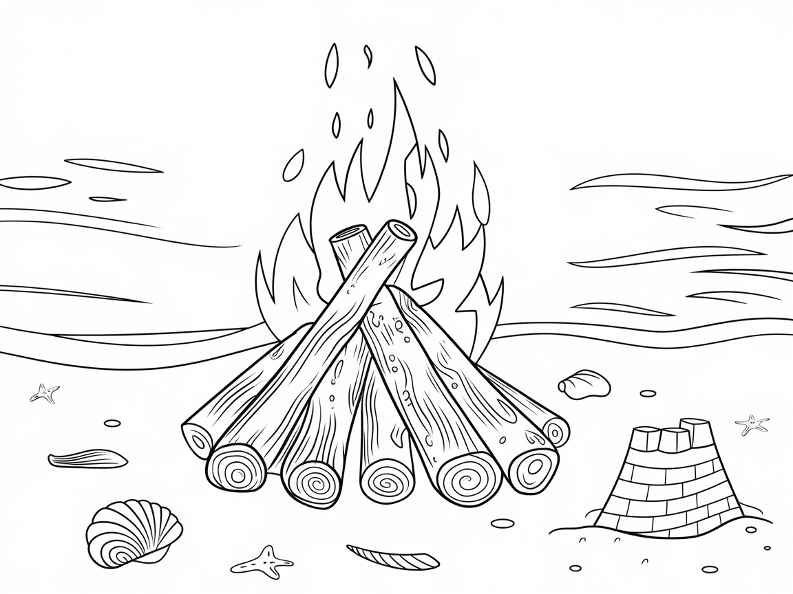 Beachside Bonfire Adventure
