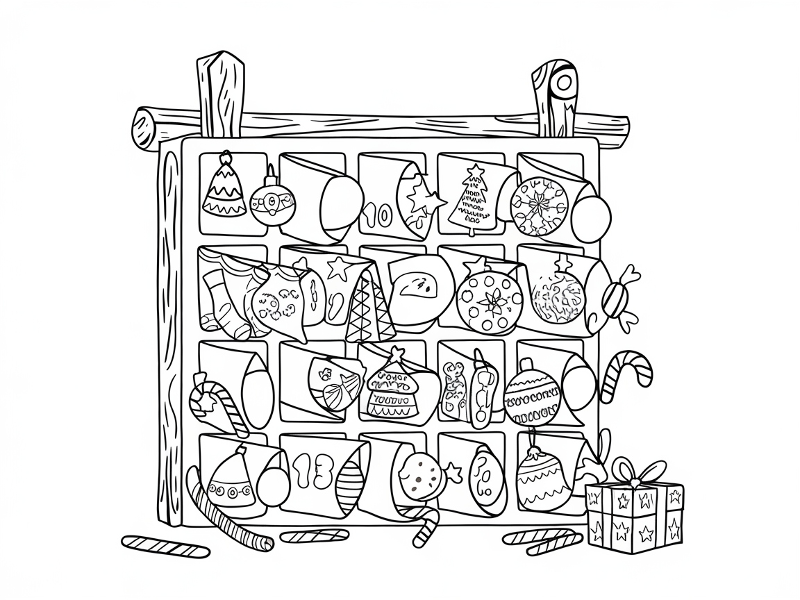 Craft a Festive Advent Calendar with Cookies
