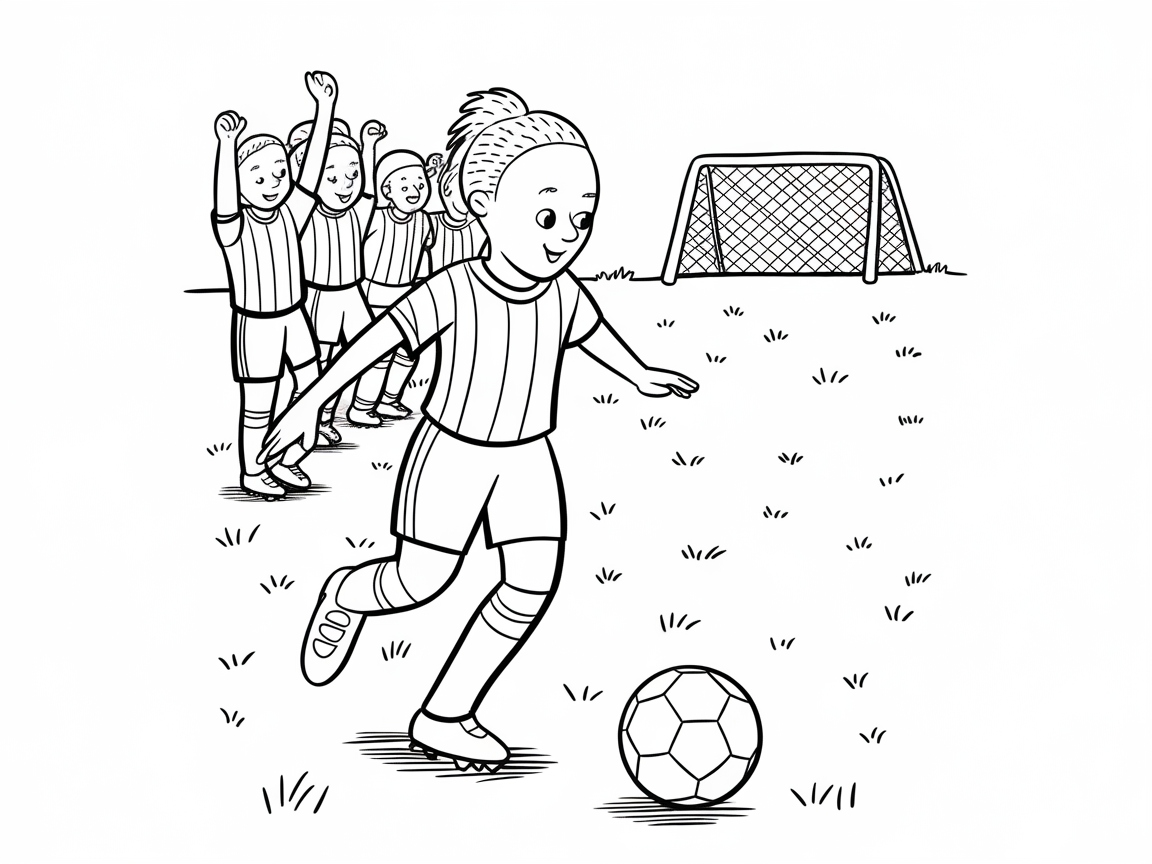 Kick Off Fun with This Exciting Soccer Scene