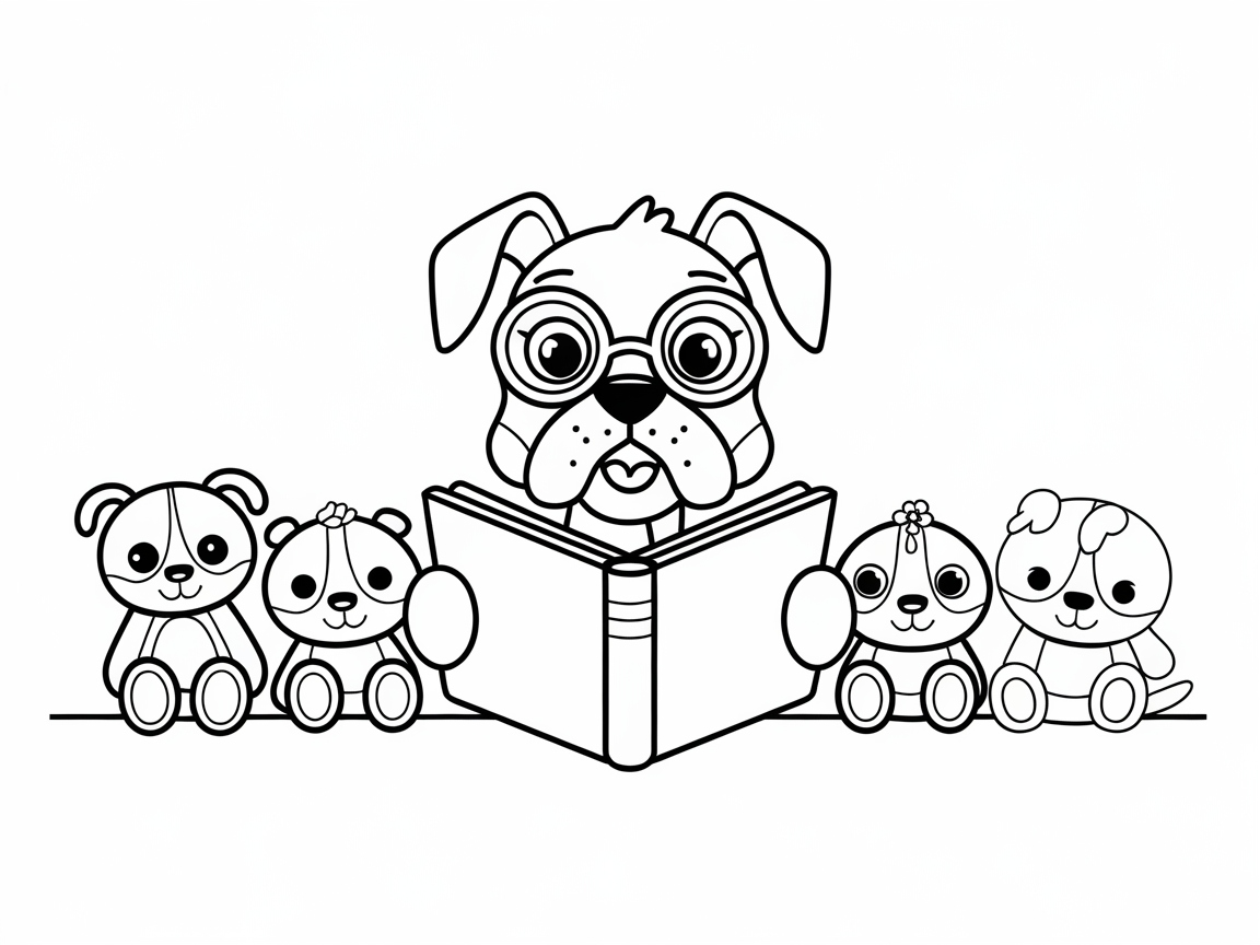 Storytime with a Wise Boxer and Friends