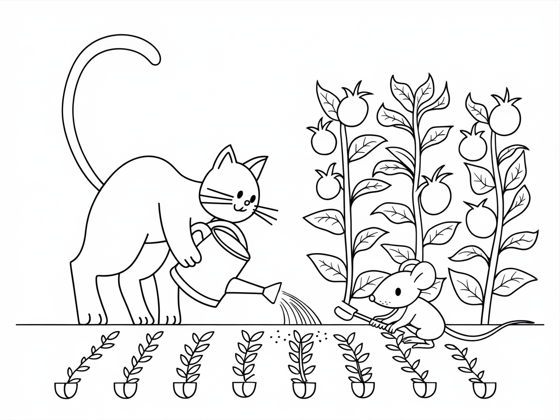 Cultivate Creativity with Cat and Mouse Garden Helpers
