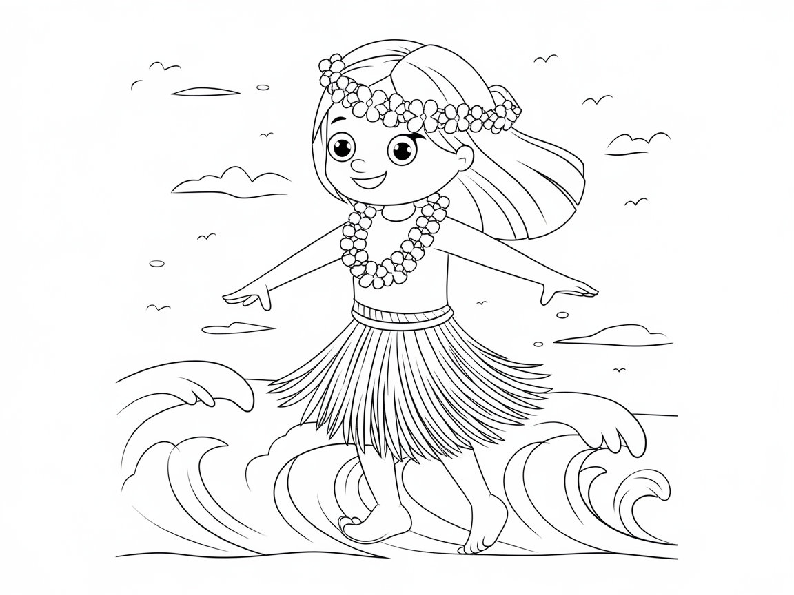Tropical Dance on the Ocean Waves