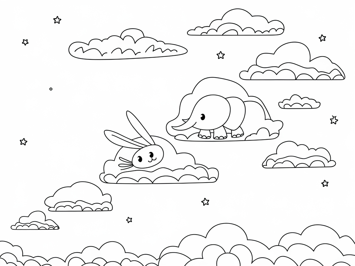 Discover a Cloudy Animal Adventure in the Sky!