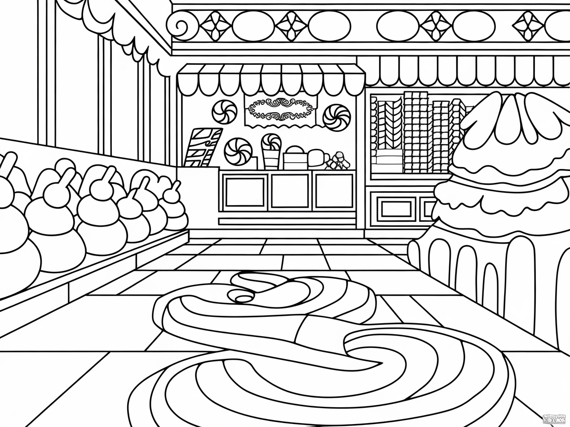 Explore This Whimsical Candy Wonderland