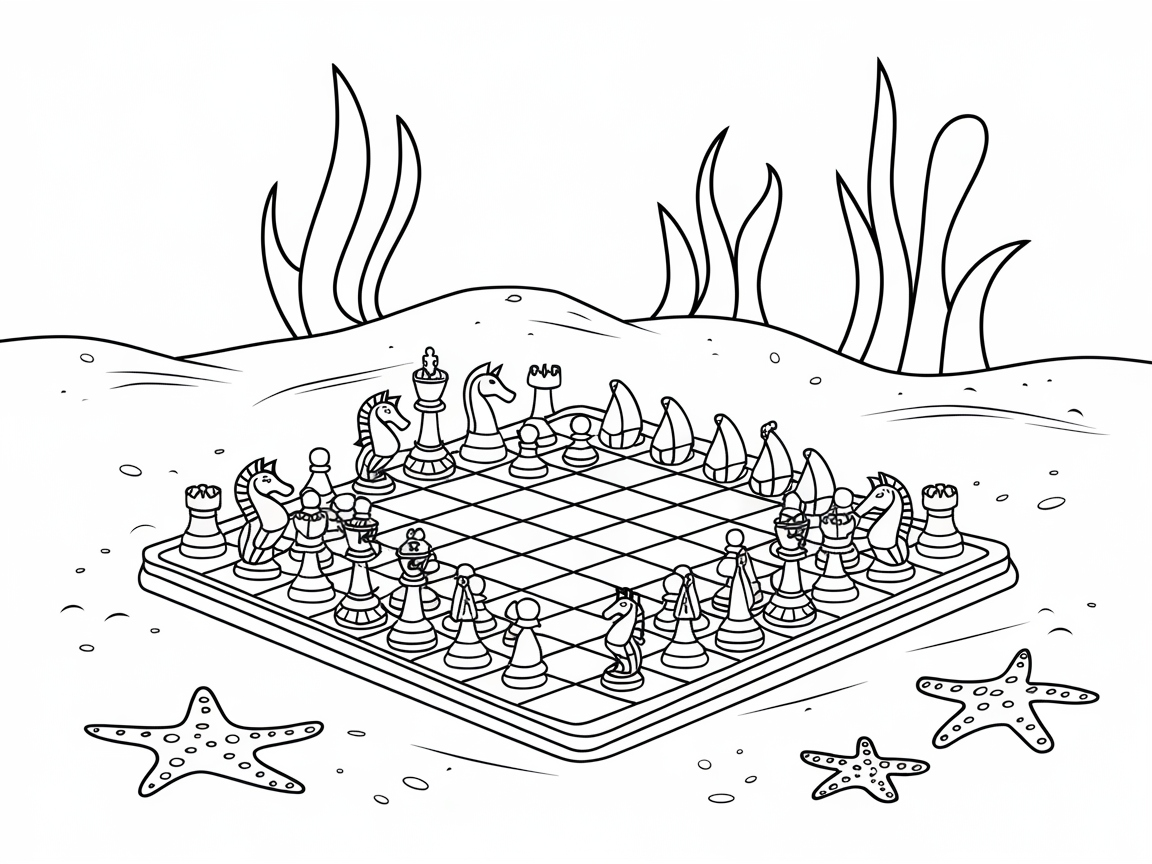 Explore the Underwater Chess Adventure