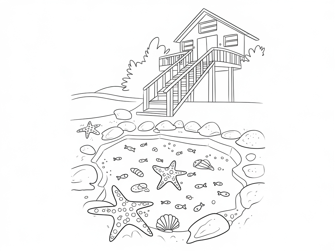 Explore the Charm of This Elevated Beach House and Tidal Pool