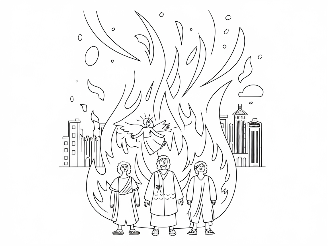 Step Into the Fiery Furnace with Three Resilient Figures