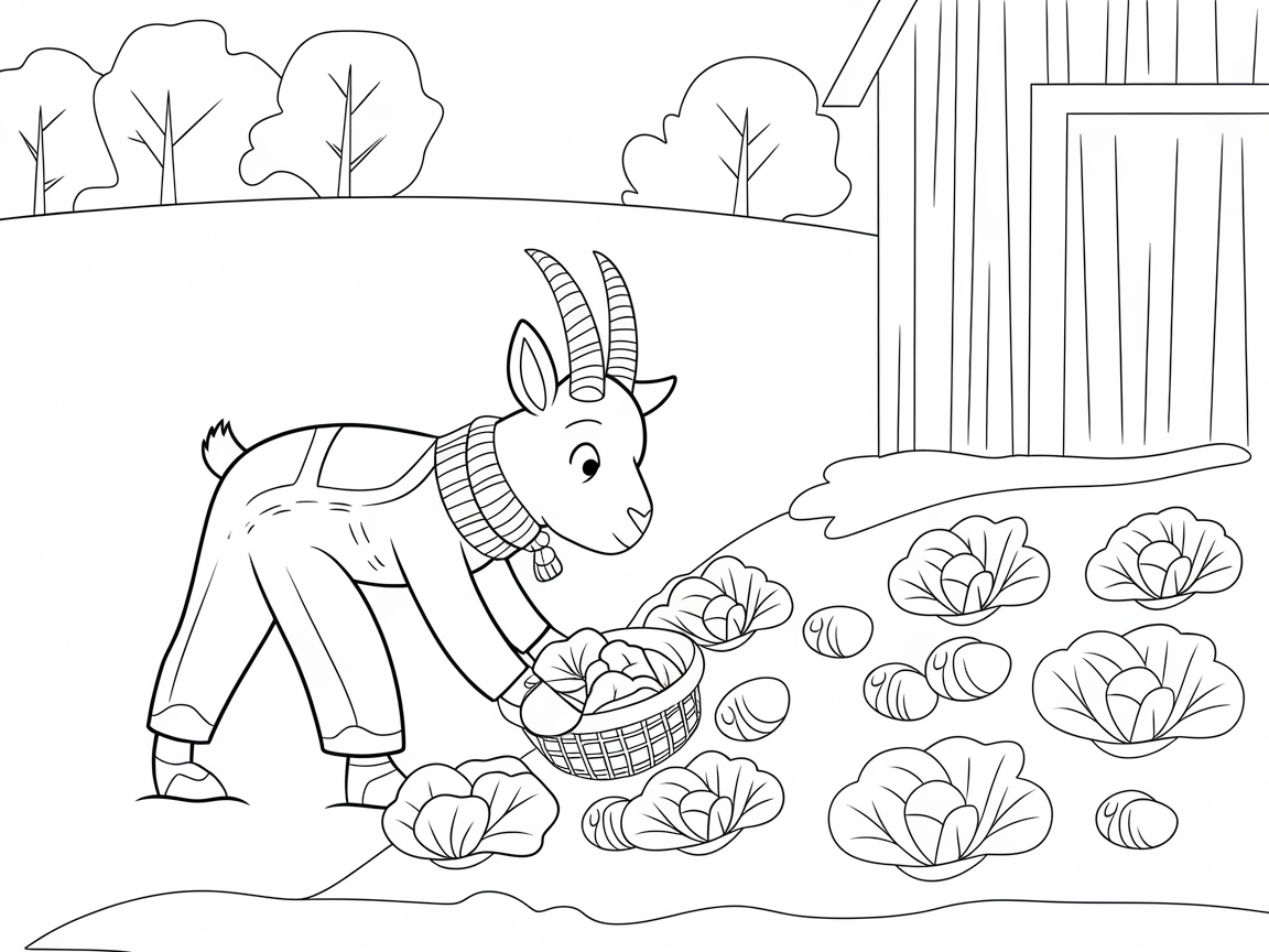 Harvest Fun with Capricorn in the Garden