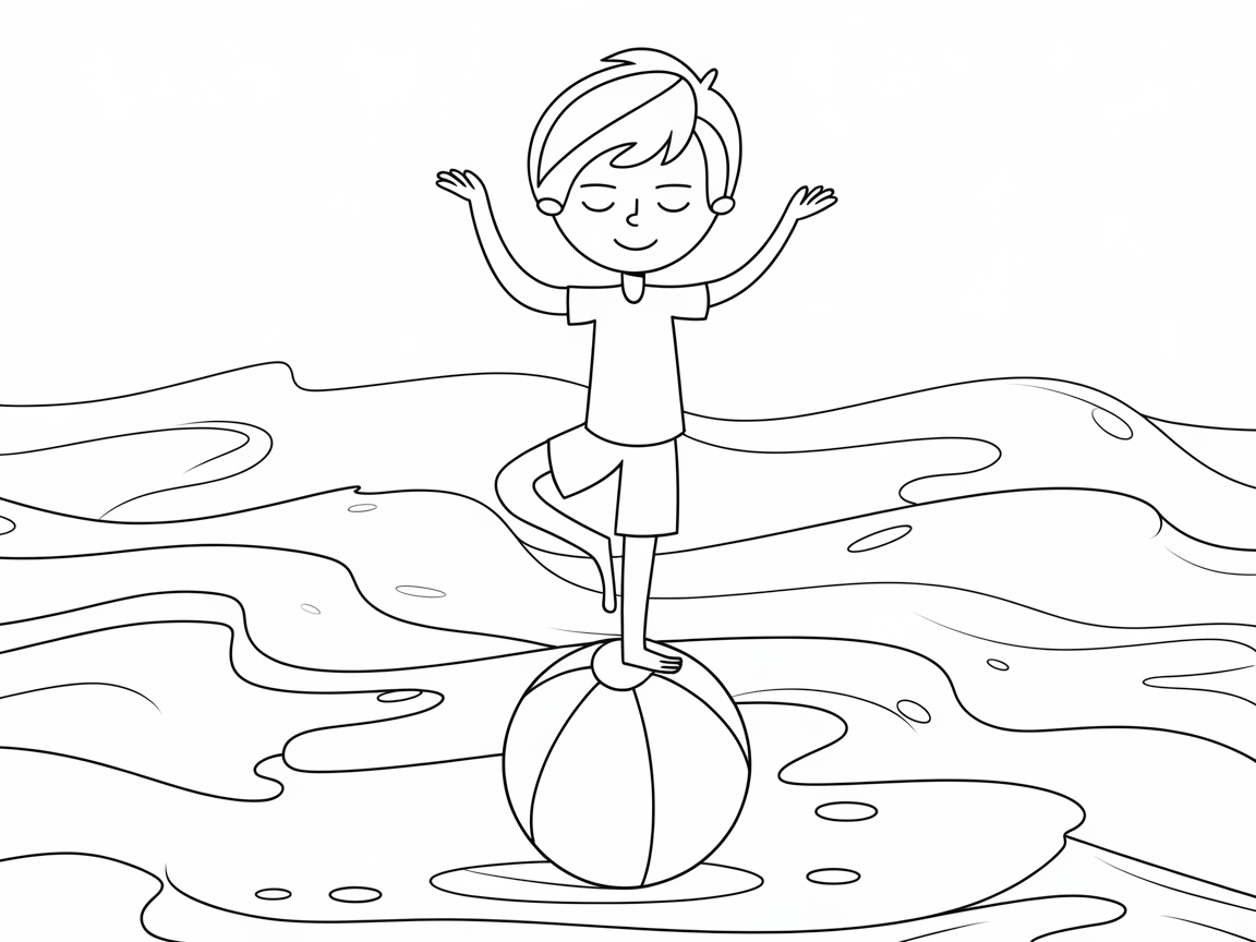 Balancing Act: Fun with a Beach Ball