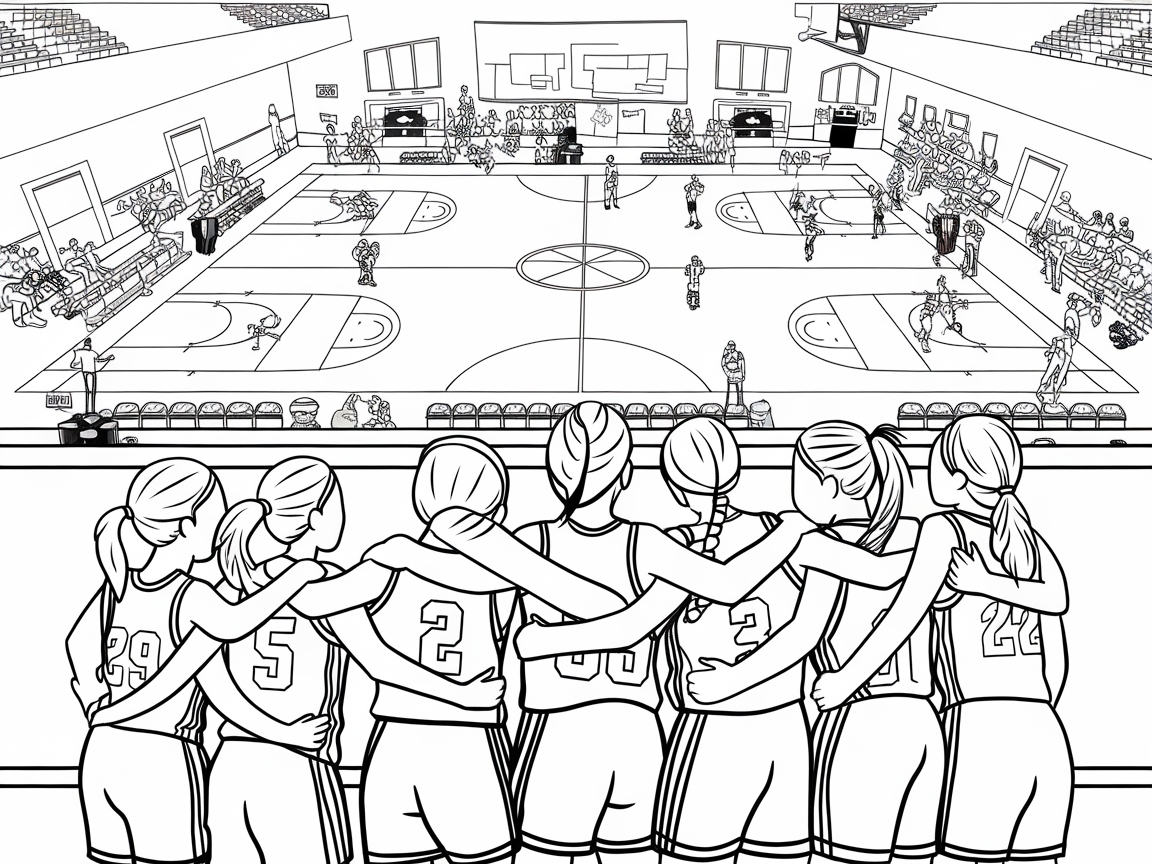 Cheer on the Team with This Game Day Coloring Page