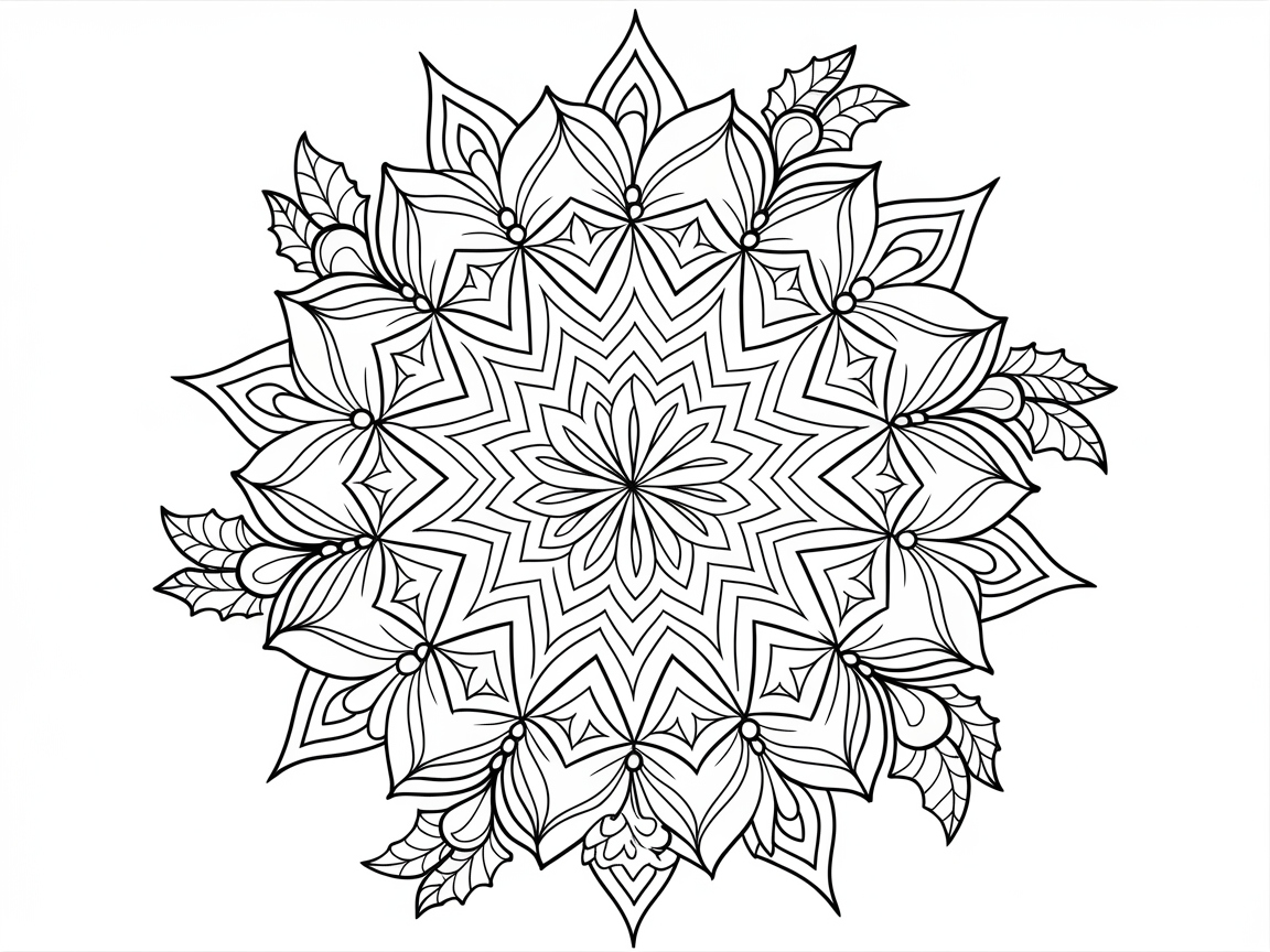 Transform This Intricate Starry Mandala