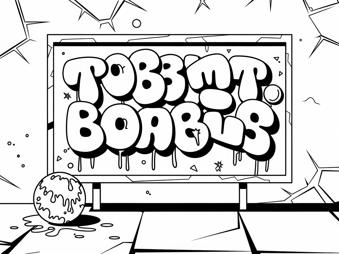 Express Yourself with This Graffiti Basketball Art