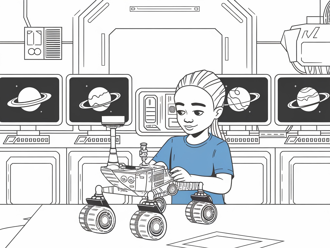 Explore Mars with This Young Scientist