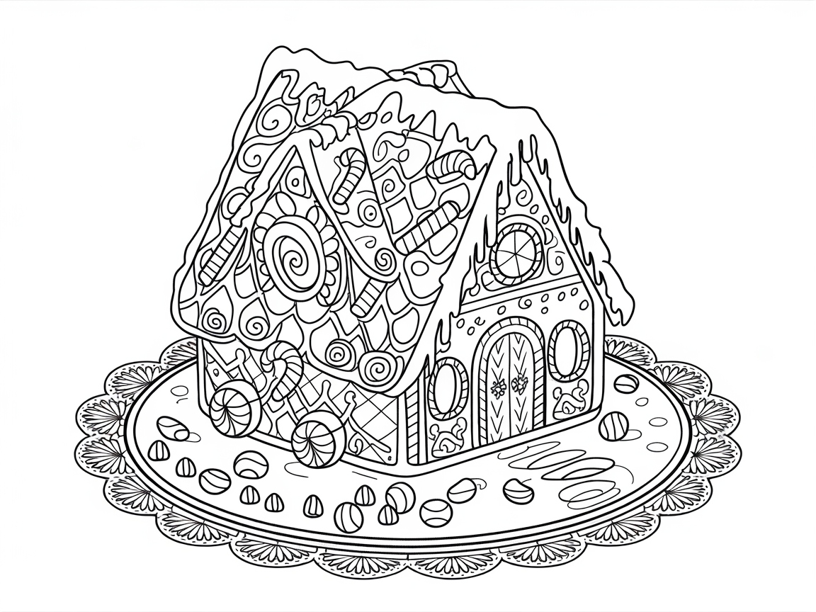 Get Cozy with This Charming Gingerbread House Scene