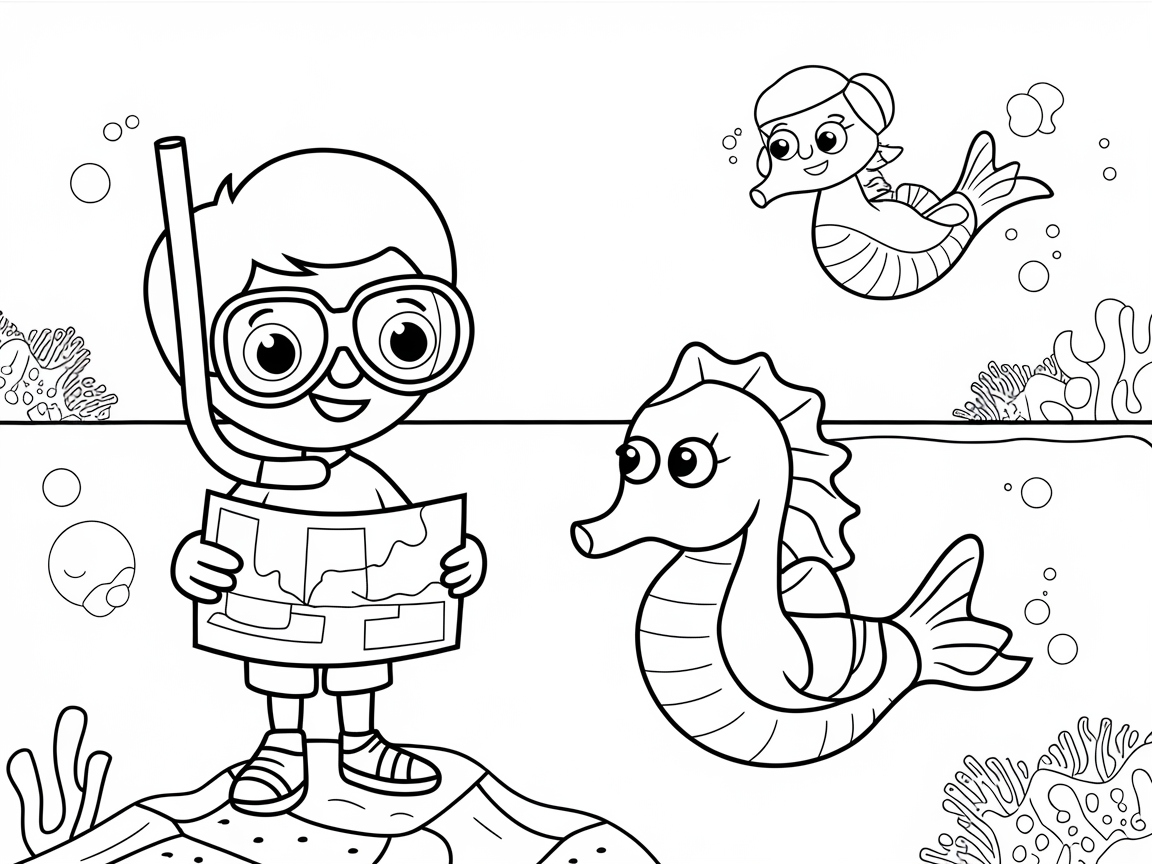 Embark on an Underwater Expedition with Snorkeling Friends