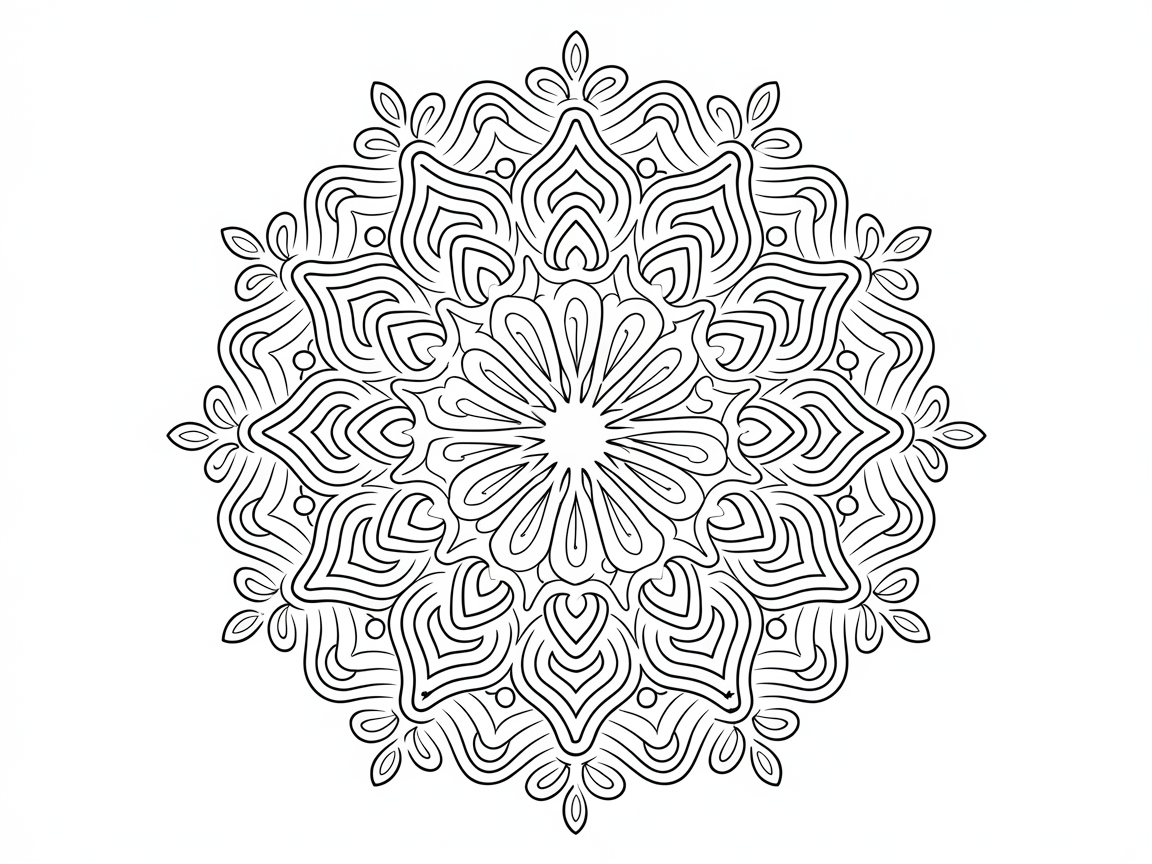 Dive into this Intricate Mandala Design